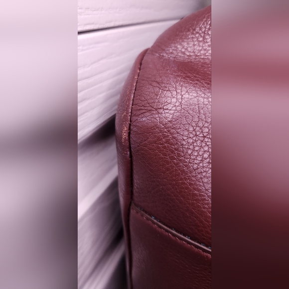 Coach Sienna Park Carrie Brown Shoulder bag Pebbled Leather 2013 Purse Hobo - Picture 5 of 15